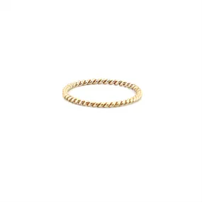 14K Gold Roped Style Band