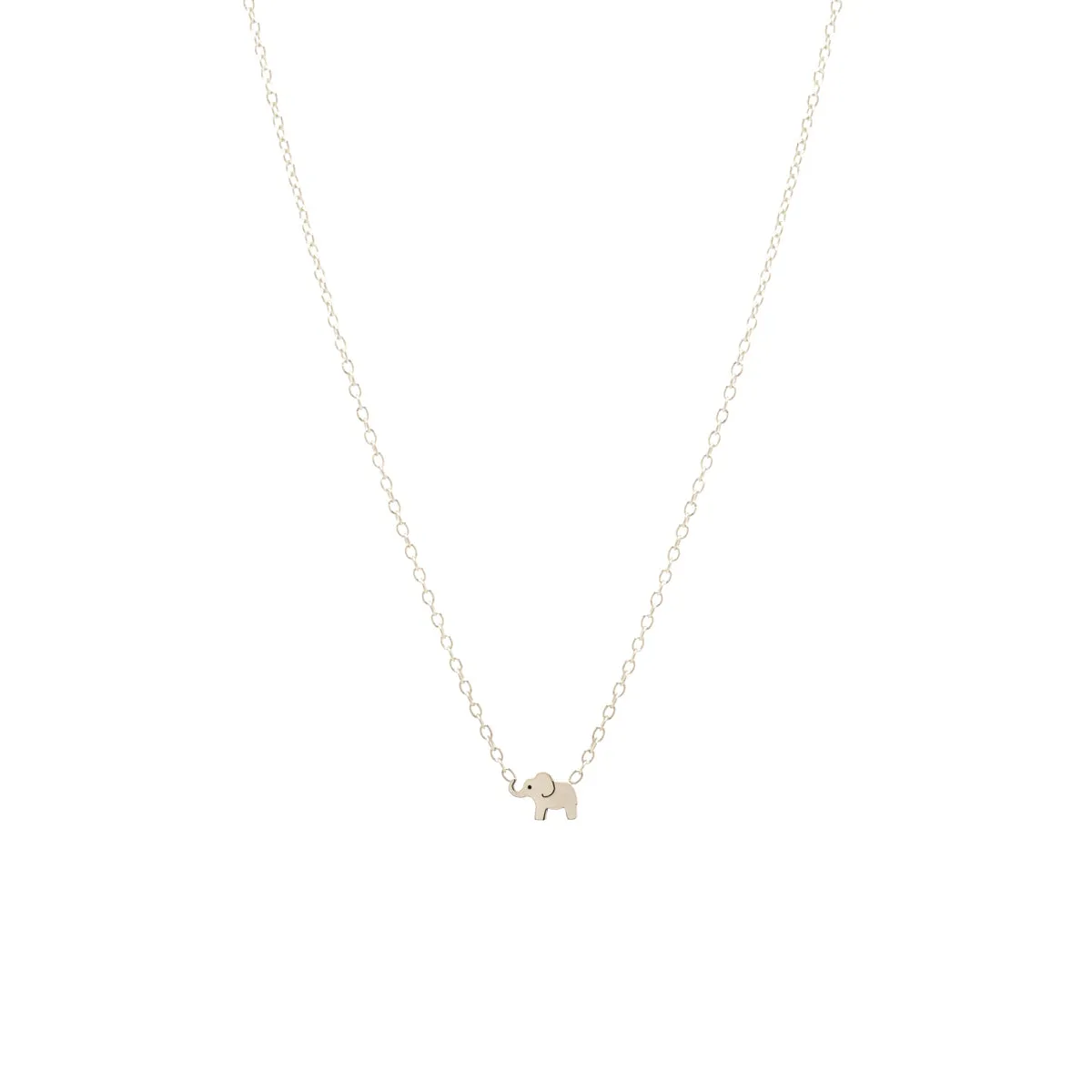 14k Itty Bitty Elephant Necklace