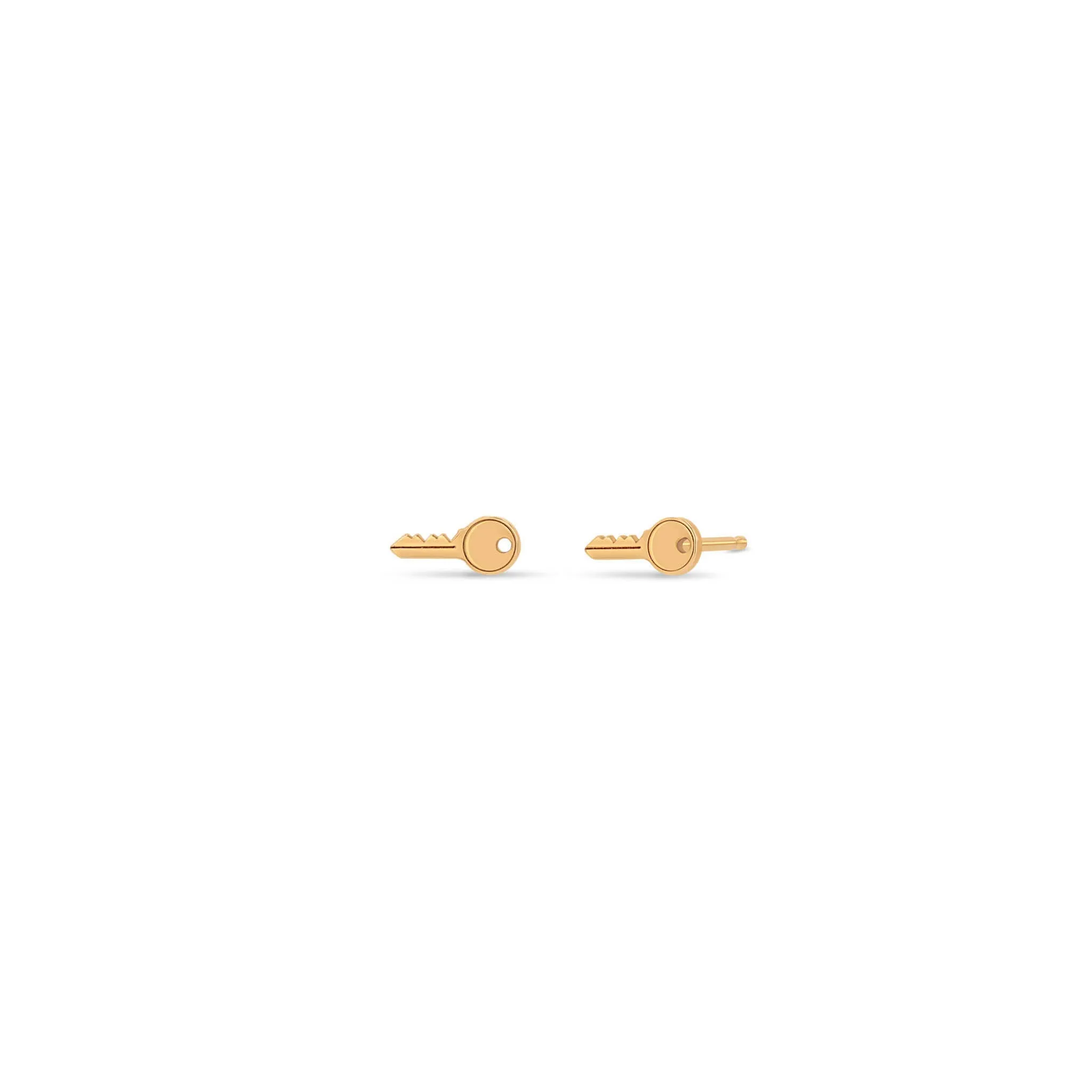 14k Itty Bitty Key Stud