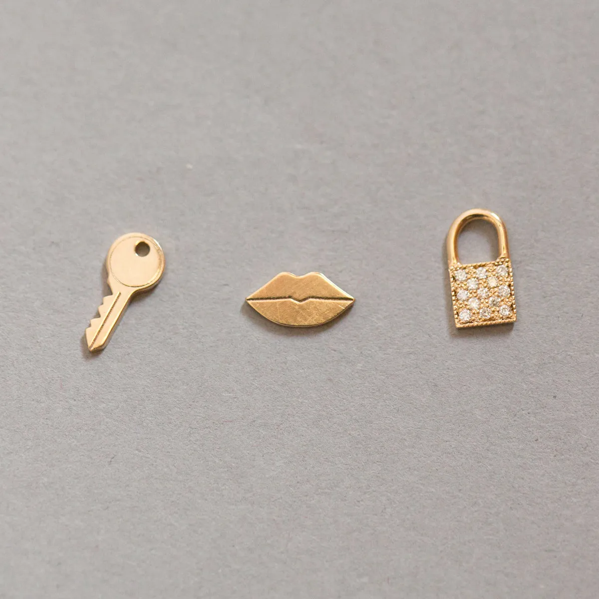 14k Itty Bitty Key Stud