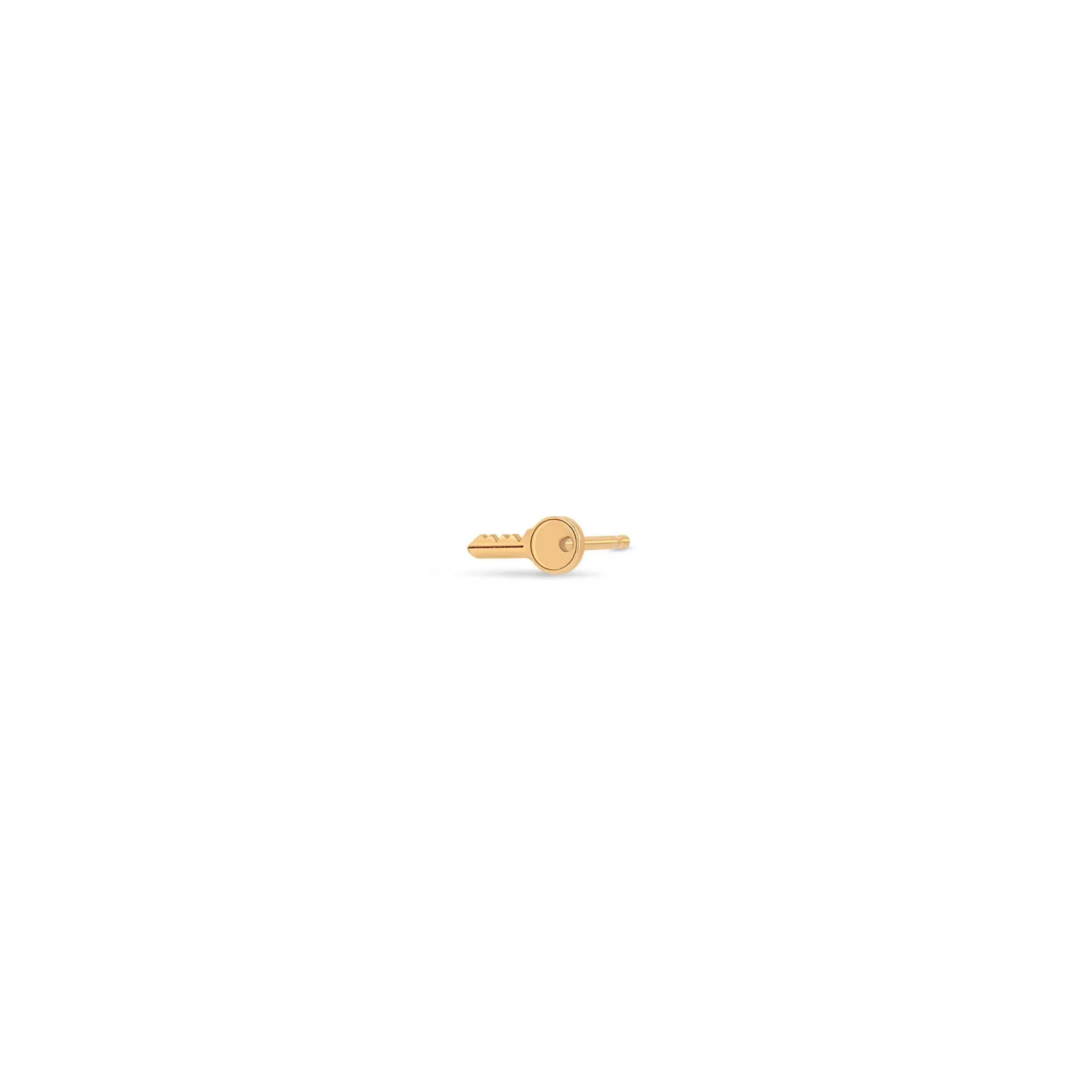 14k Itty Bitty Key Stud