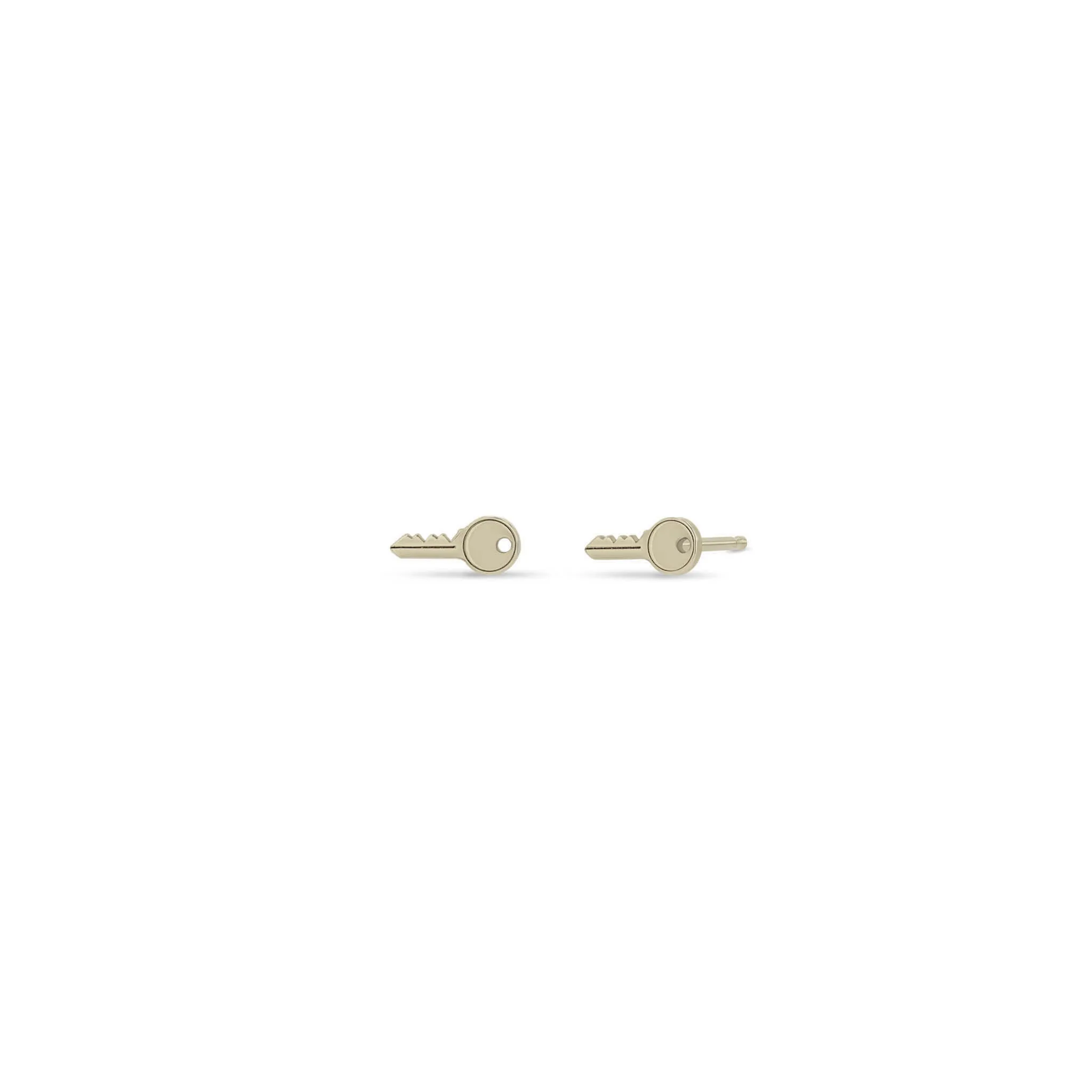 14k Itty Bitty Key Stud