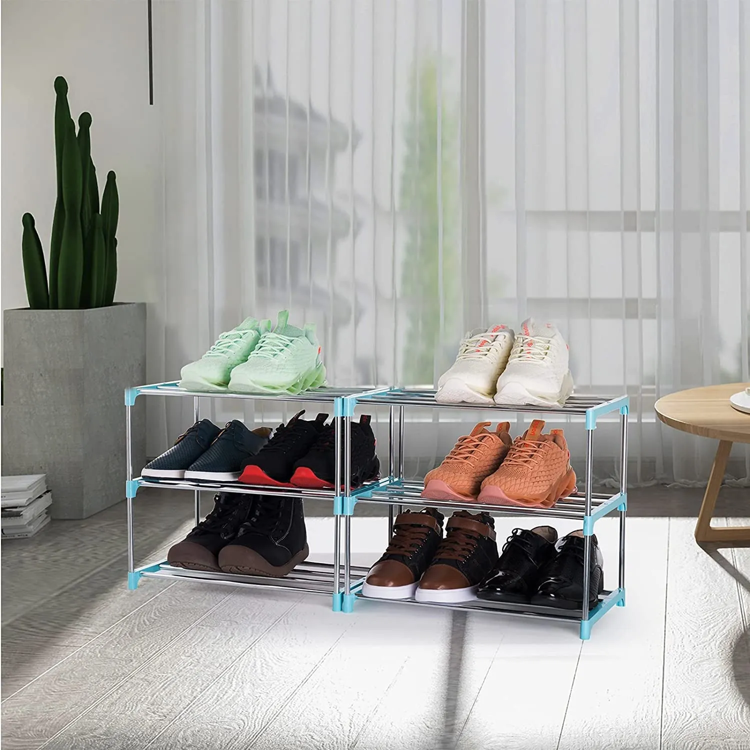 3-Tier Stackable Small Shoe Rack