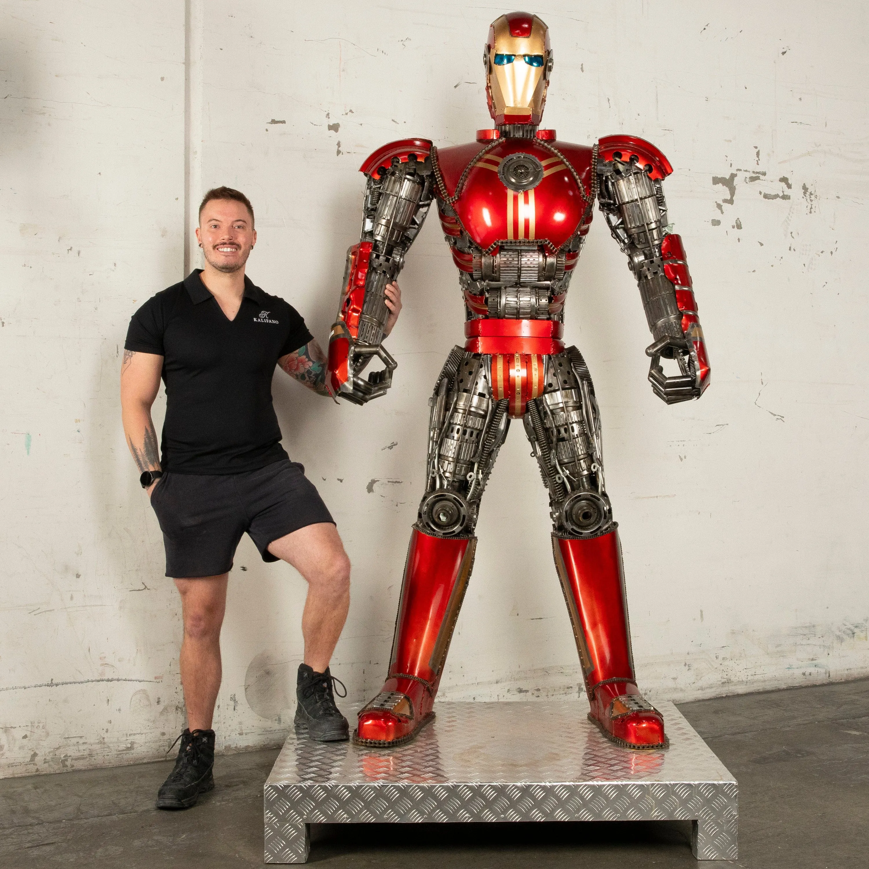 79 Iron Man Inspired Recycled Metal Art Sculpture