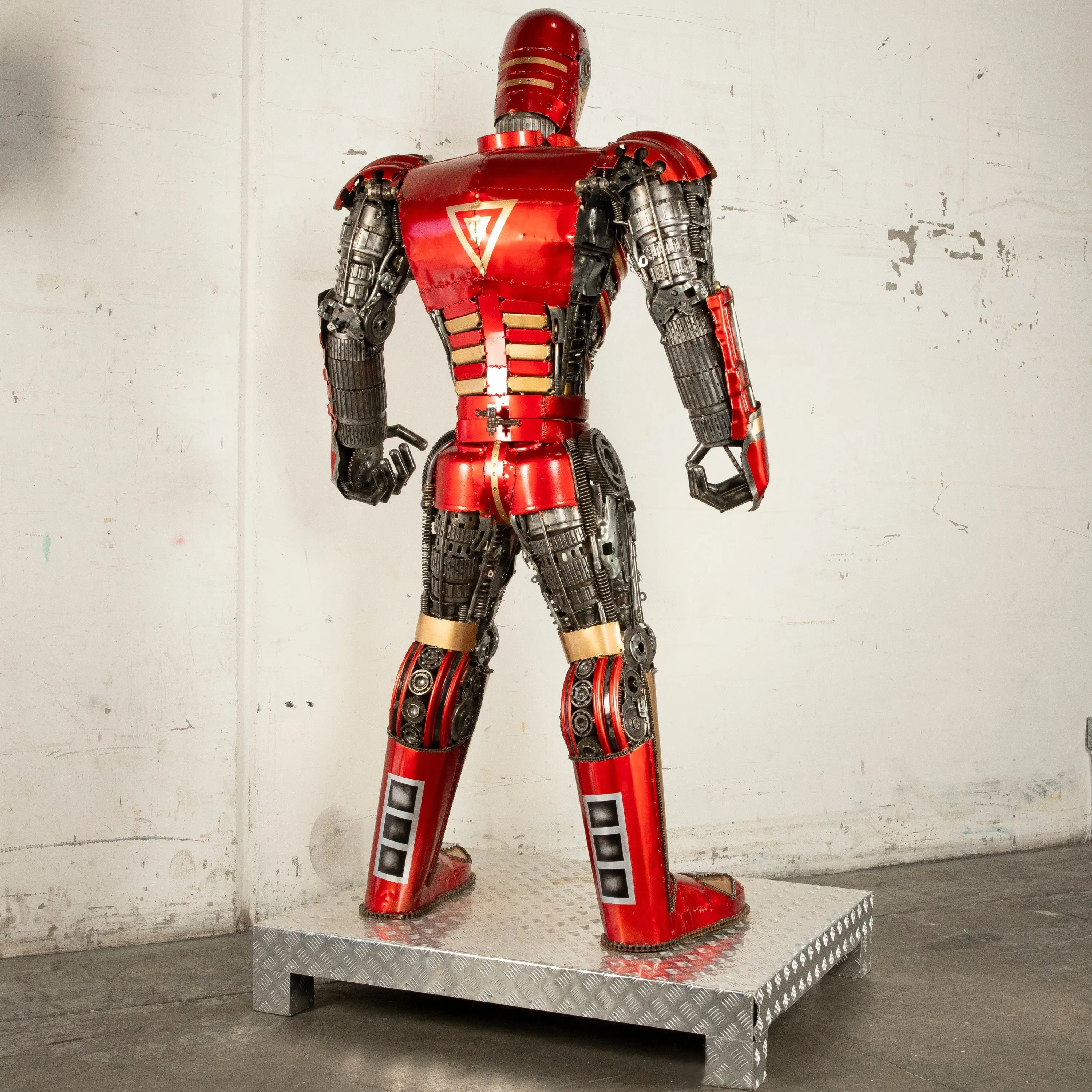 79 Iron Man Inspired Recycled Metal Art Sculpture