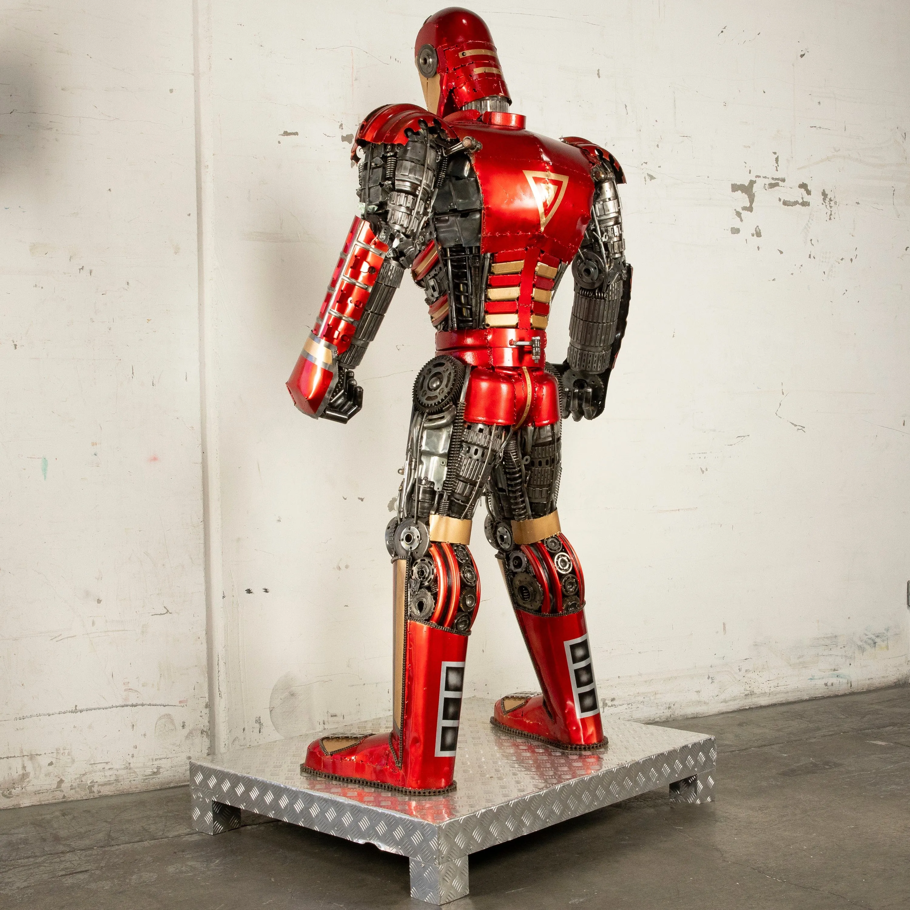 79 Iron Man Inspired Recycled Metal Art Sculpture