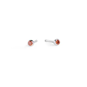 Ada - Ruby Stud Earrings