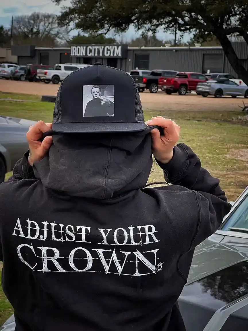 ADJUST HOODIE SILVER CROWN