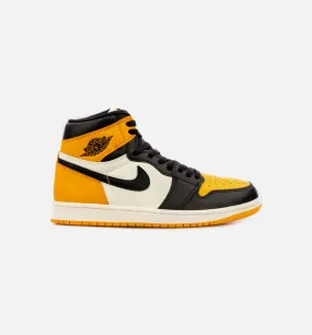 Air Jordan 1 Retro High Taxi Mens Lifestyle Shoe - Black/Yellow Limit One Per Customer