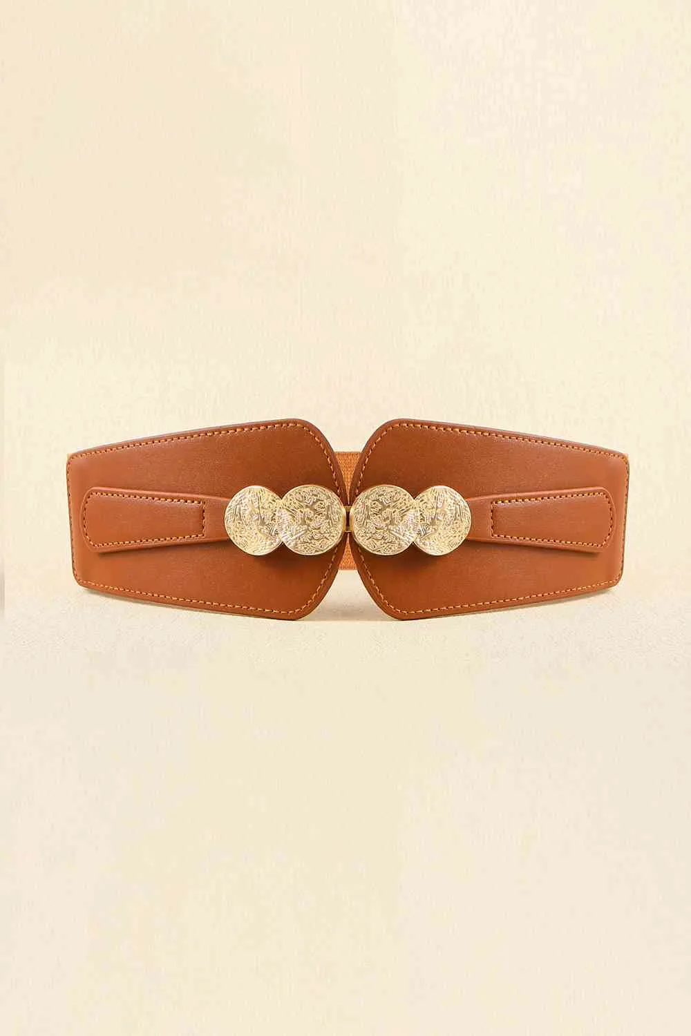 Alloy Buckle Elastic Belt