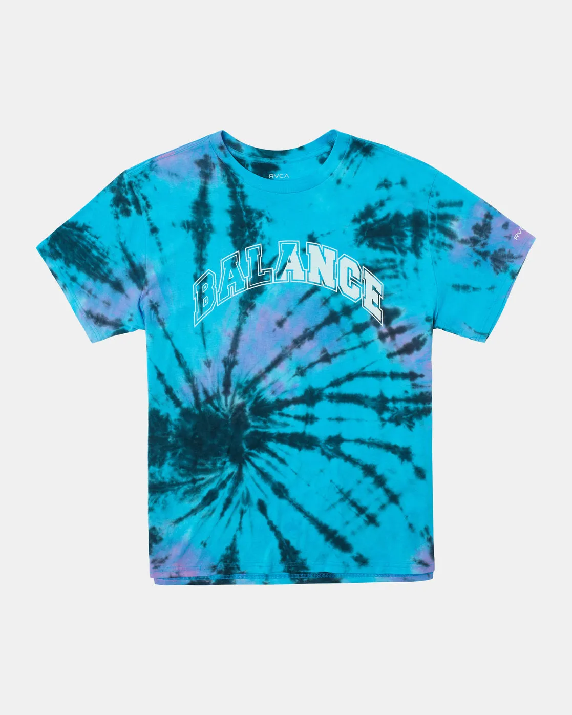 Big Split T-Shirt - Black Tie Dye