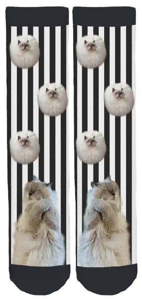 Bonnie and Clyde Kittie Socks