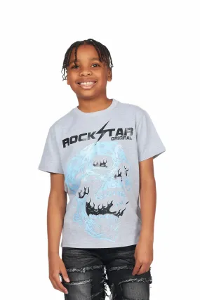 Boys Mason Grey Graphic T-Shirt