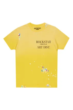 Boys Palmer Yellow Graphic T-Shirt