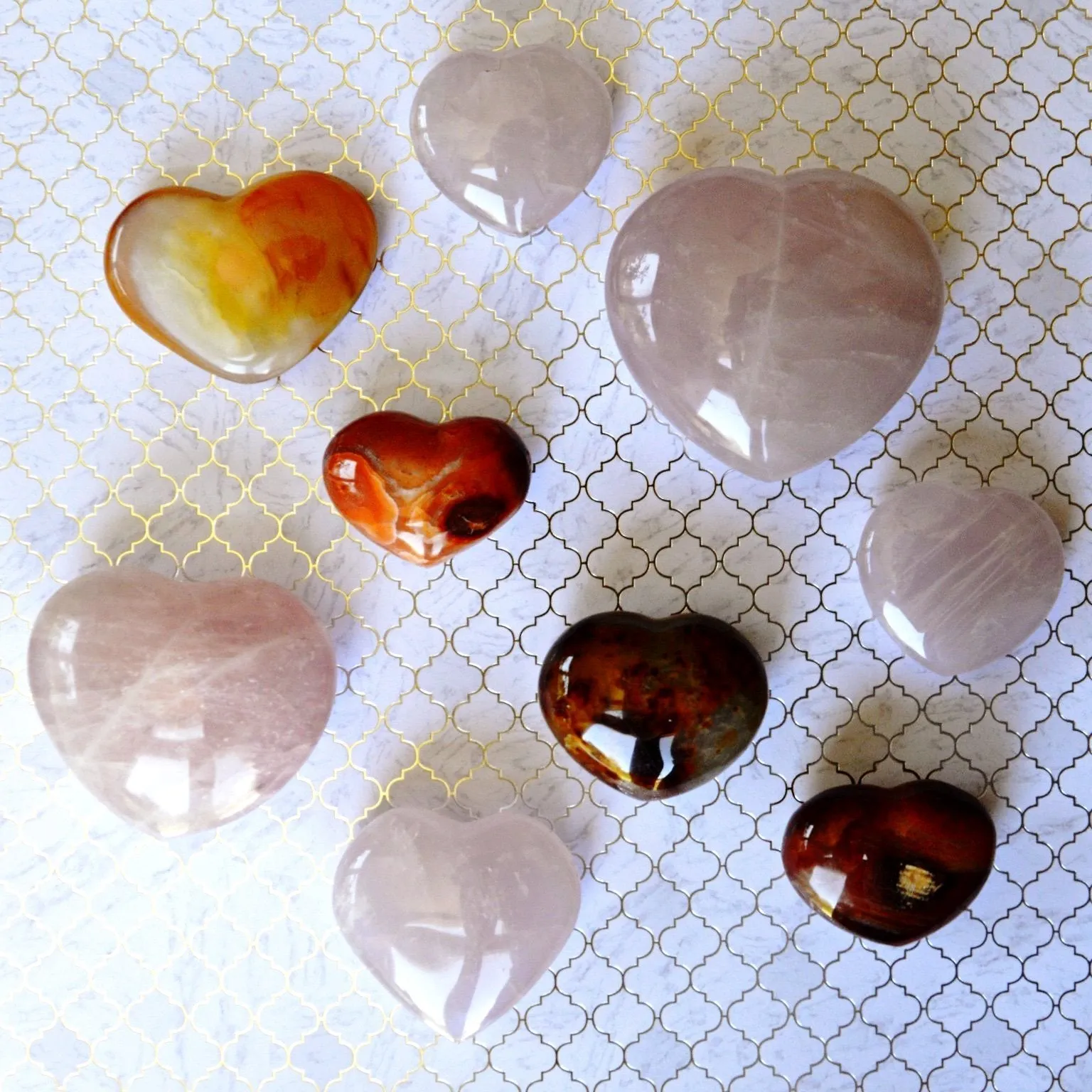 Brightness Healing Heart carnelian heart