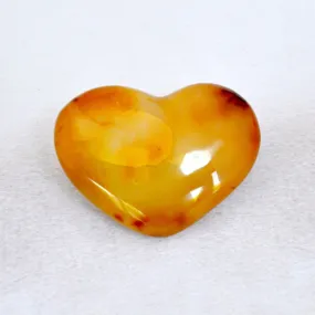 Brightness Healing Heart carnelian heart