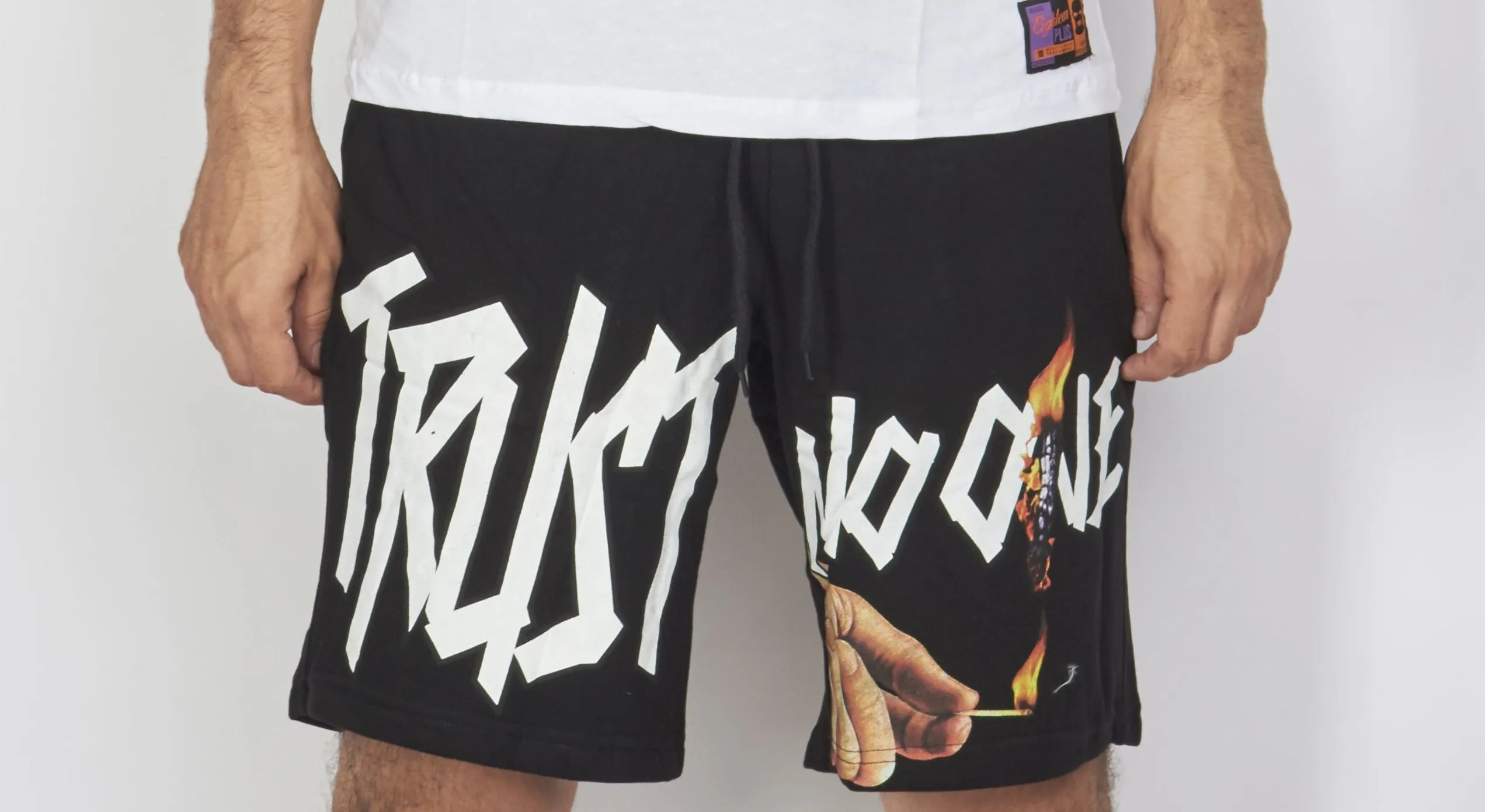 Buyer's Choice Shorts - Trust No One - Black/White - ST 7525