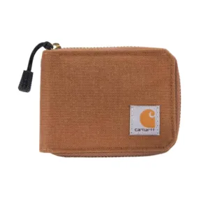 Carhartt Nylon Duck Zipper Wallet - Carhartt Brown