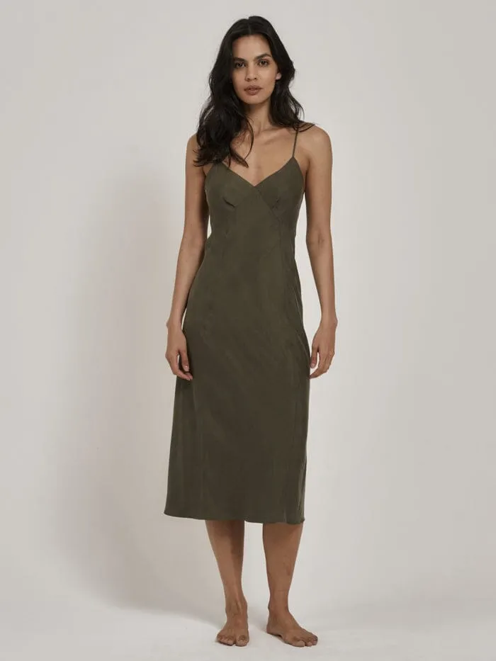 Chelsea Slip Dress - Tarmac