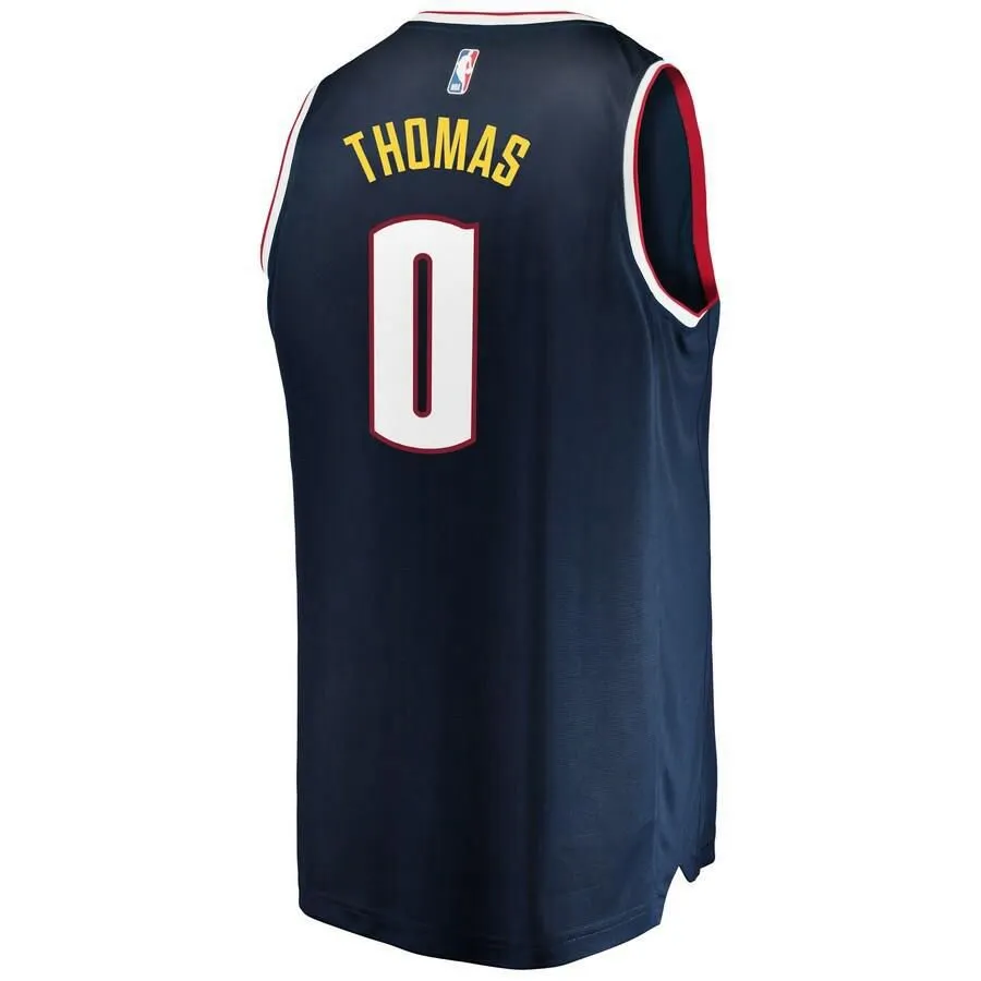 Denver Nuggets Isaiah Thomas Fanatics Branded Replica Fast Break Icon Jersey Kids - Blue | Ireland S0885W7