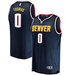 Denver Nuggets Isaiah Thomas Fanatics Branded Replica Fast Break Icon Jersey Kids - Blue | Ireland S0885W7