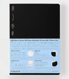 Editor's Series 365 Days Notebook A5 Dot - Black