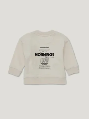 GOOD MORNINGS Baby Sweater