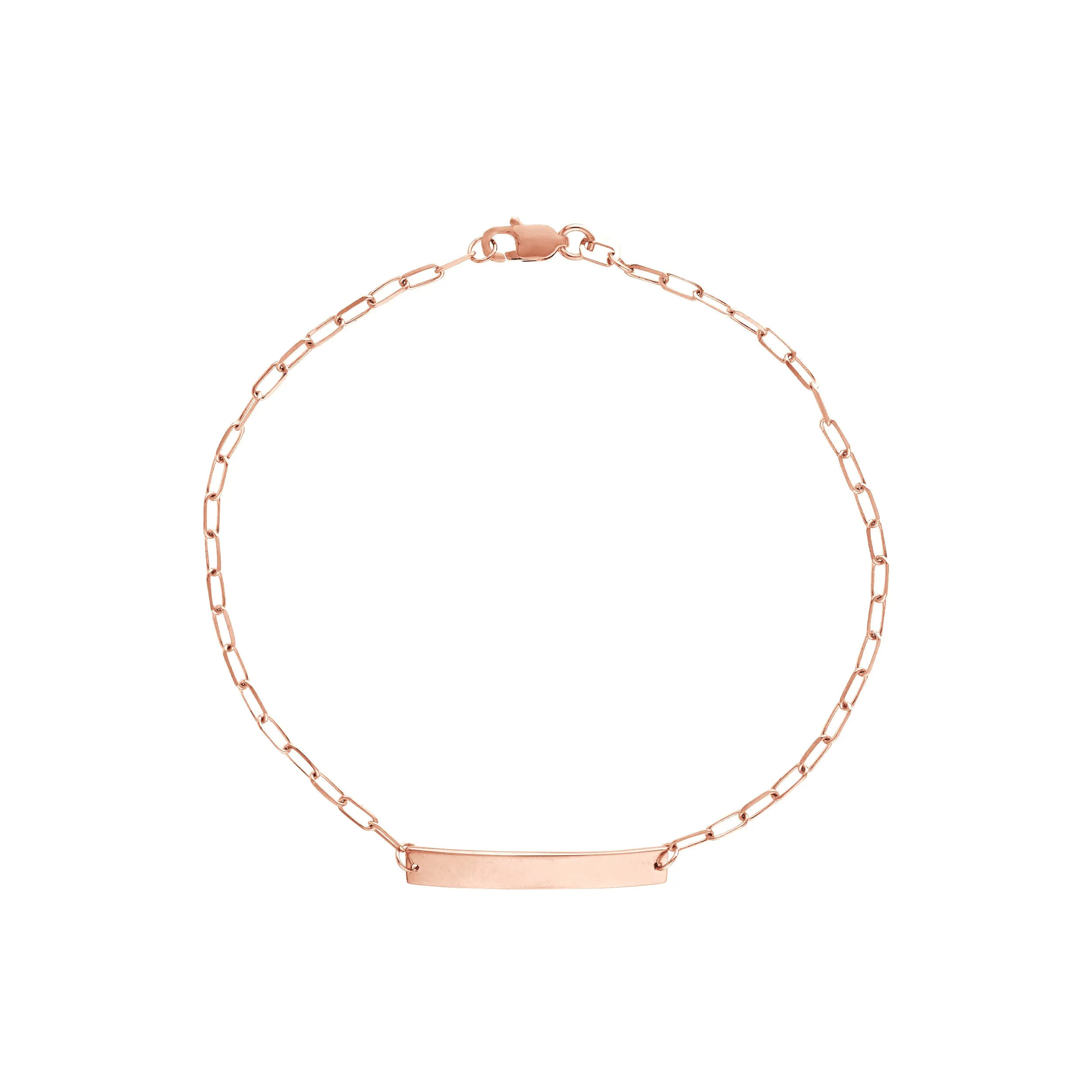 Kids 14K Gold Personalized ID Bracelet