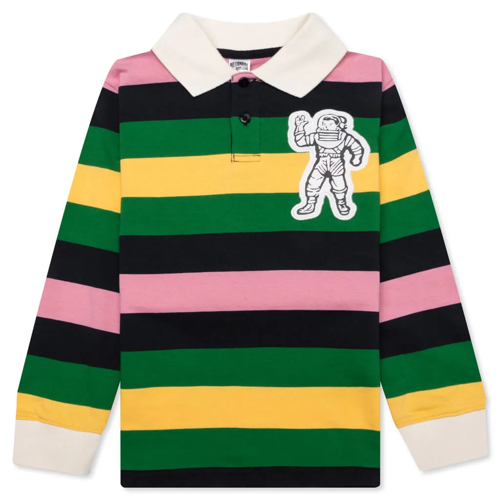 Kids BB Funnies L/S Polo - Navy Blazer