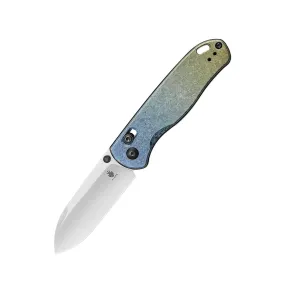 Kizer Azo Drop Bear LC200N Blade Clutch Lock Titanium Handle Ki3619A3 (2.99 Stonewash)