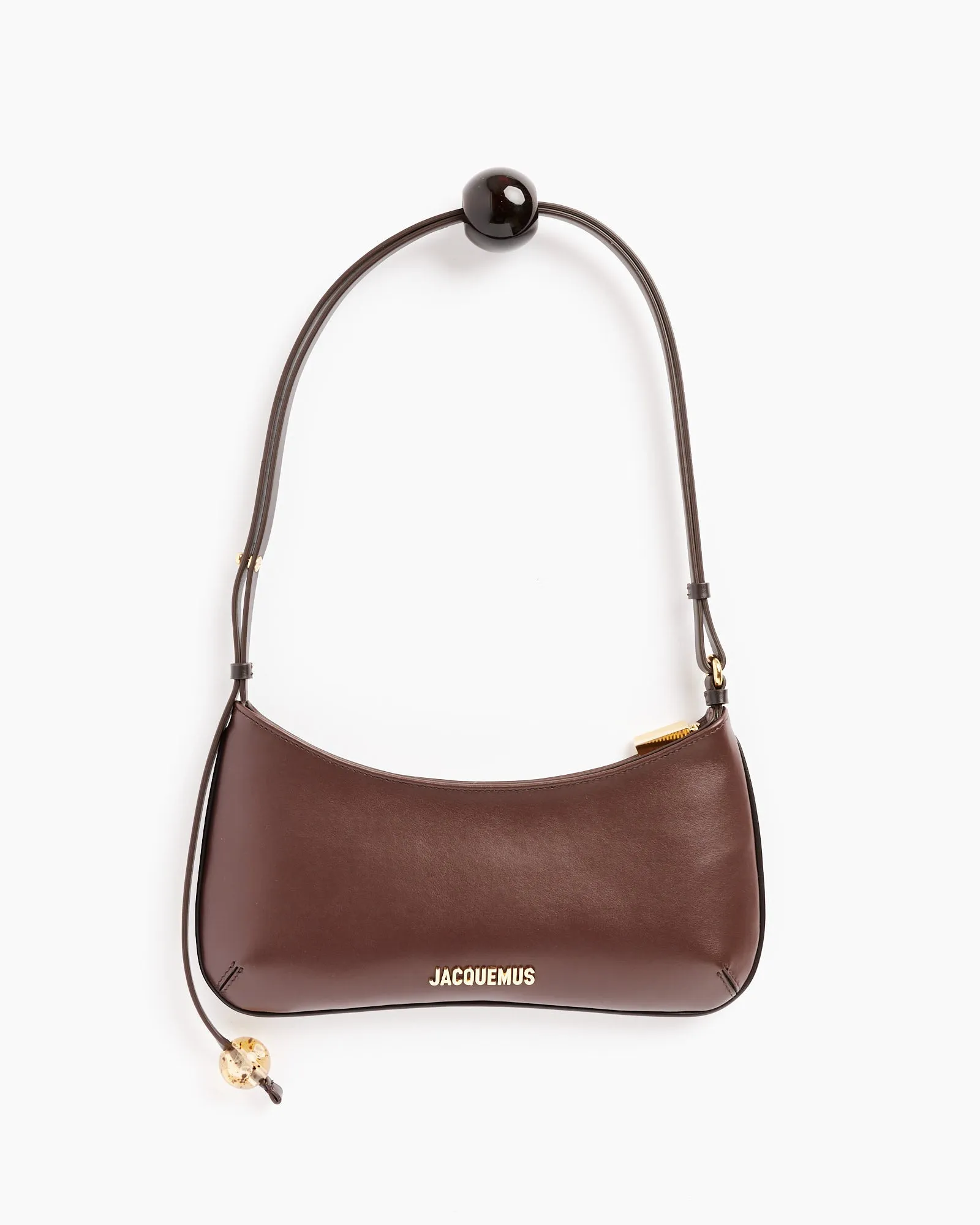 Le Bisou Perle Bag in Medium Brown