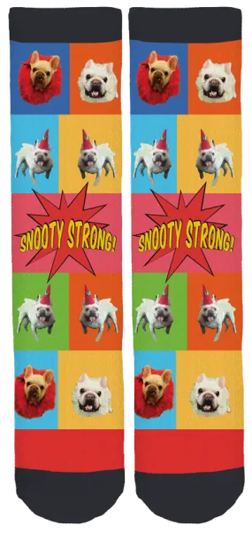 Limited Edition Snooty Giggles Dog Rescue Crew Socks