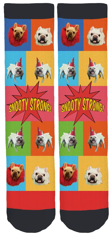 Limited Edition Snooty Giggles Dog Rescue Crew Socks