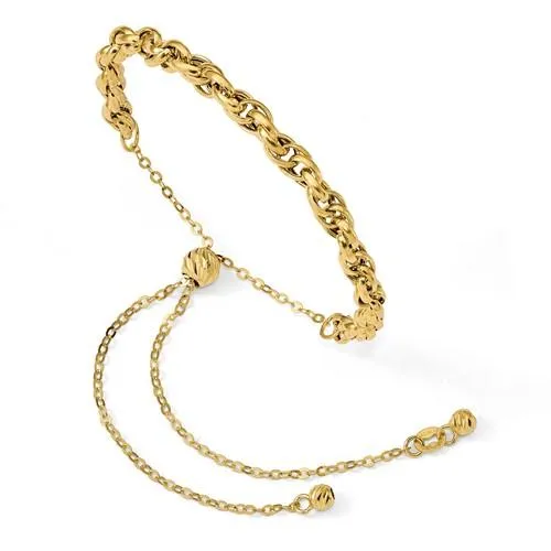 Liselle 14k Gold Adjustable Bracelet