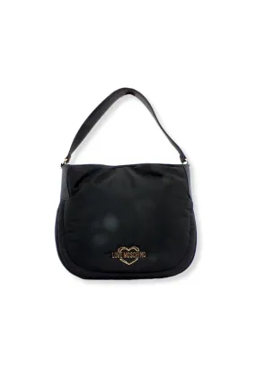 LOVE MOSCHINO Borsa Hobo Nylon Donna Nero JC4058PP1FLE100A