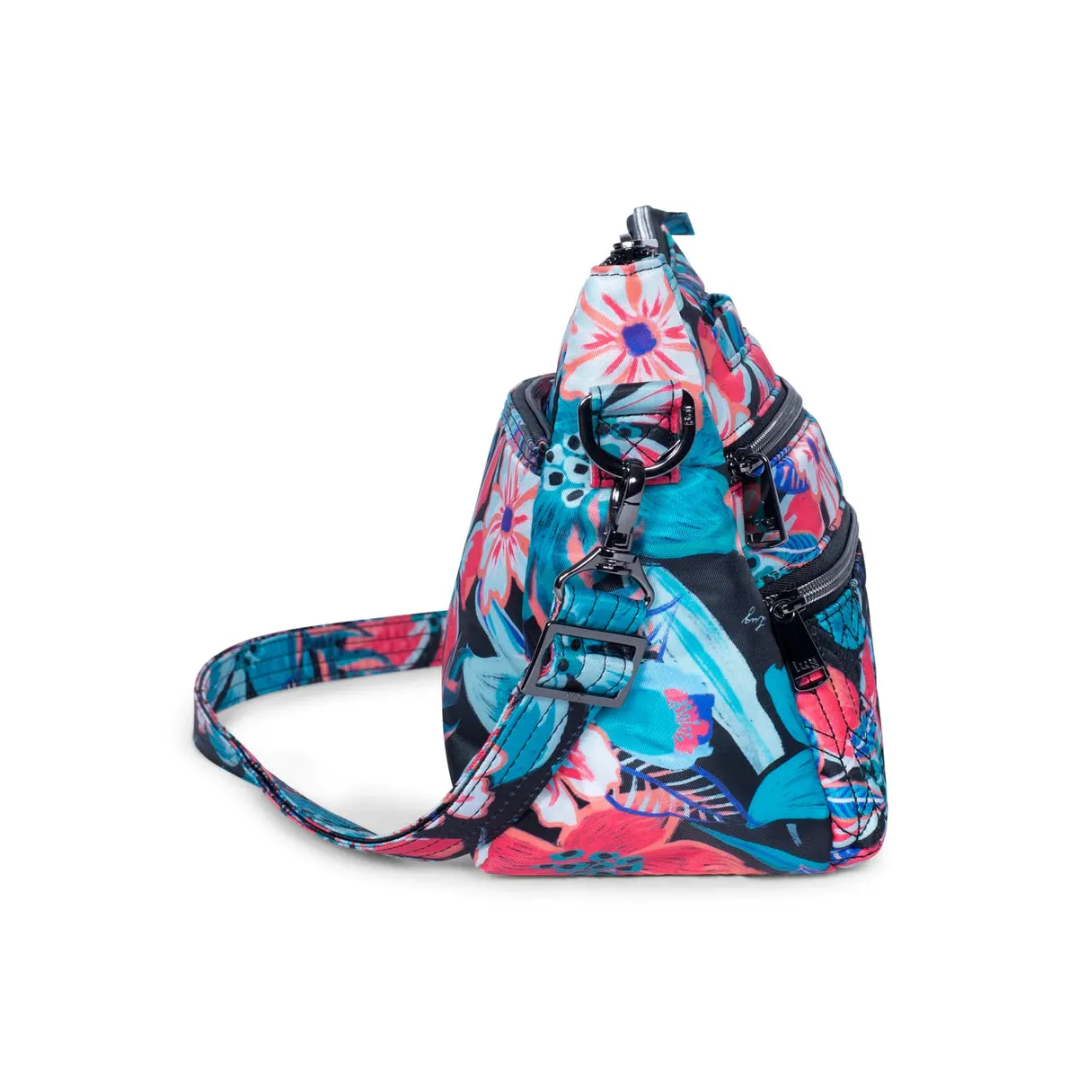 LUG Slider Crossbody Bag in Resort Tropics