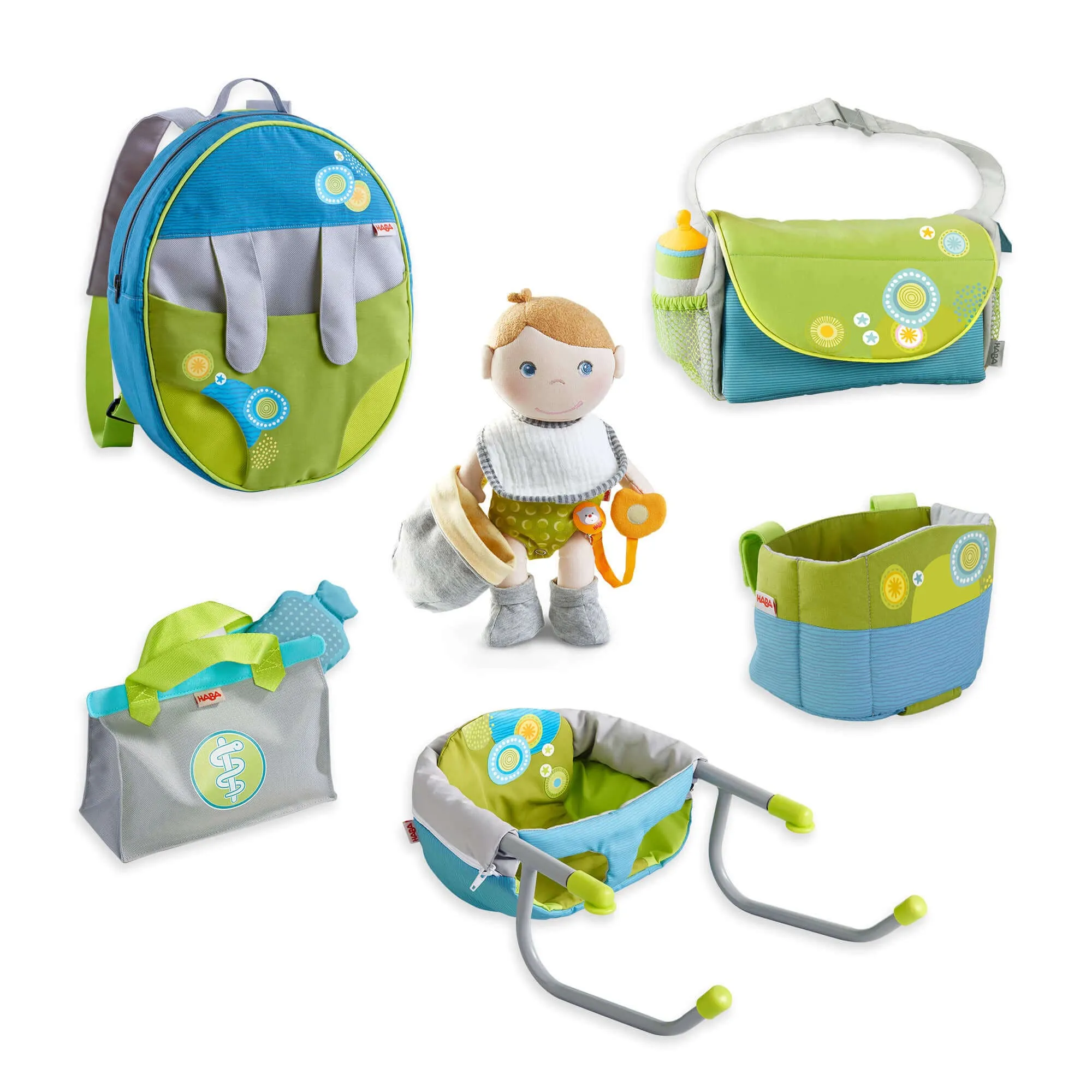 Maxime on the Go: Deluxe Baby Doll Bundle