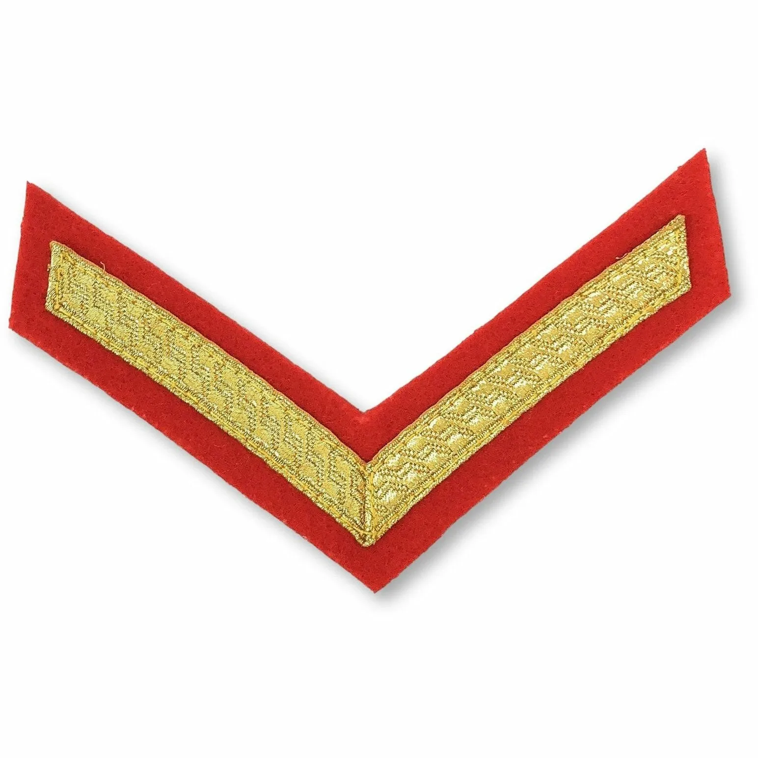 Mess Dress - Chevrons - Gold on Scarlet - L/Cpl