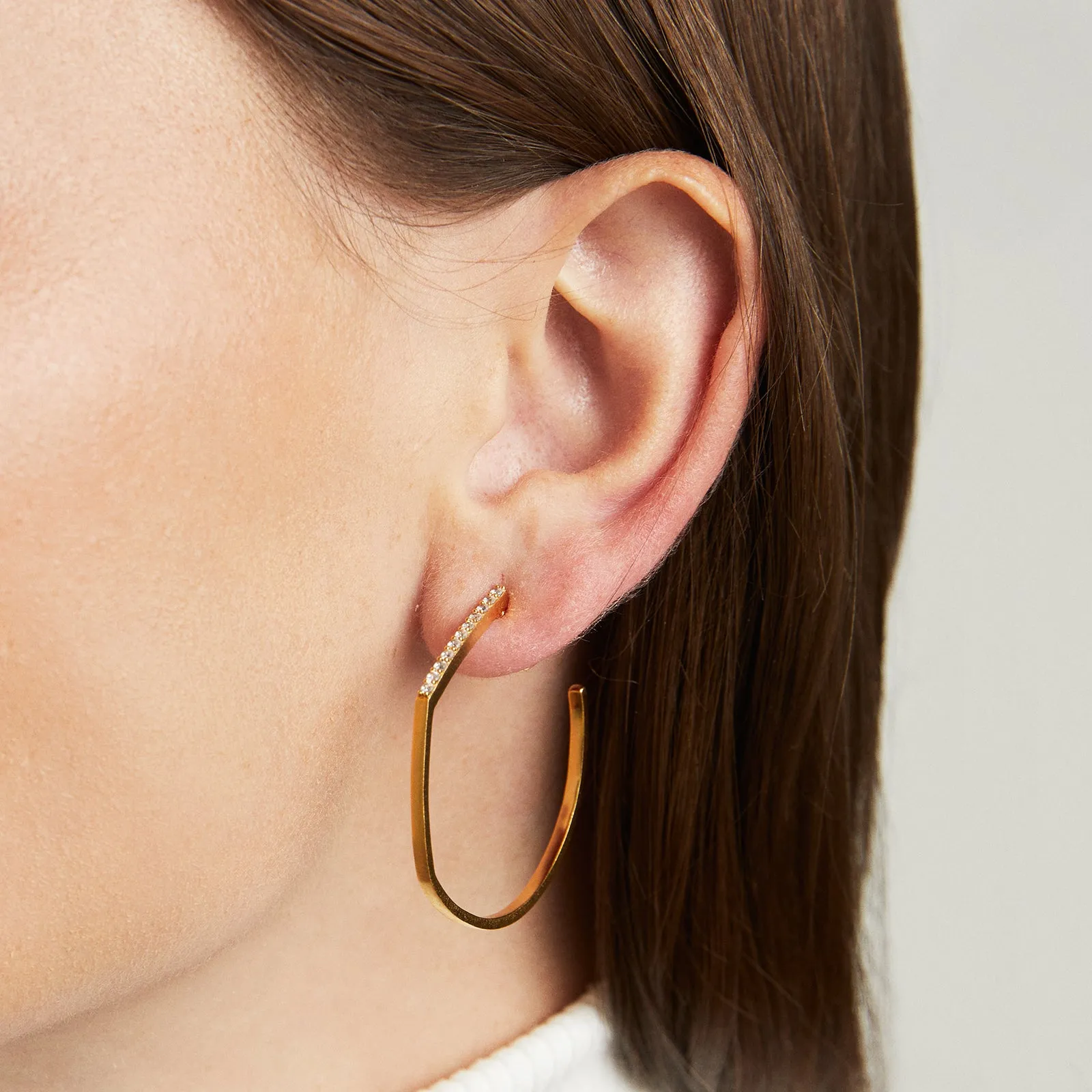 Midi Spire Hoops