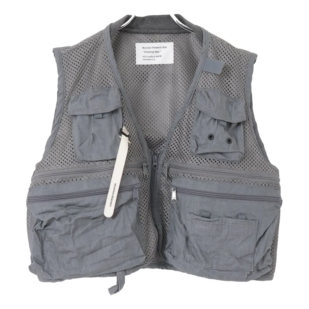 MOUNTAIN RESEARCH PHISHING VEST-GREY