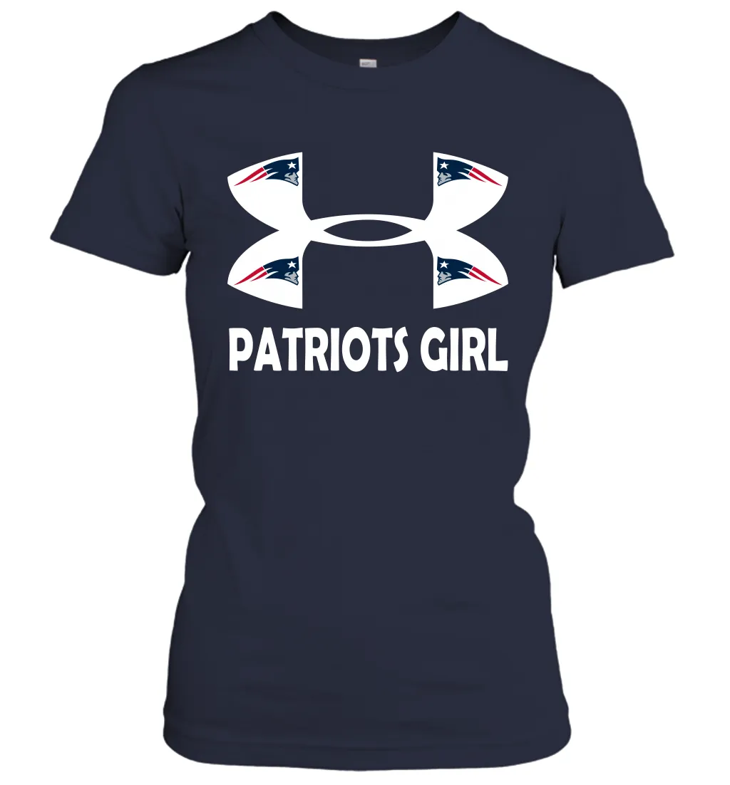 New England Patriots Girl Under Armour Football Short Sleeve