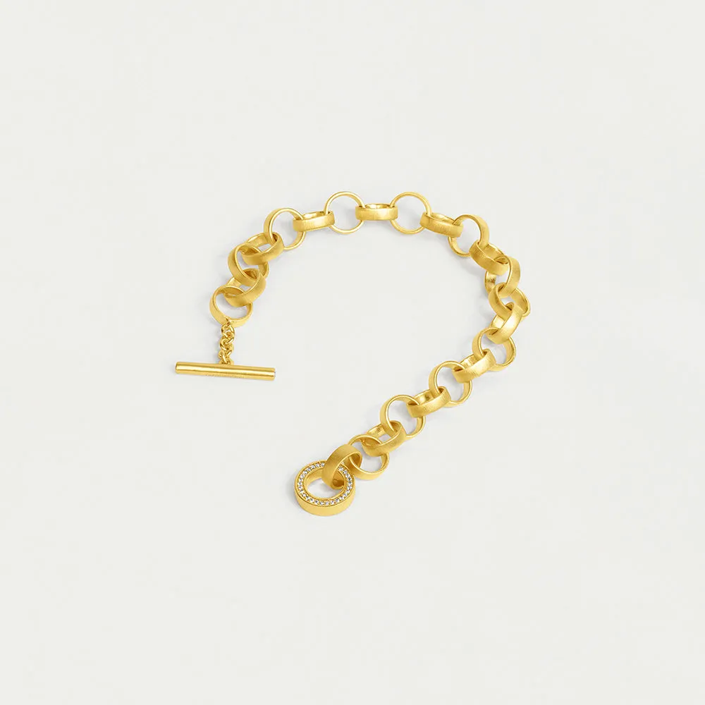 Petit Pavé Statement Chain Bracelet