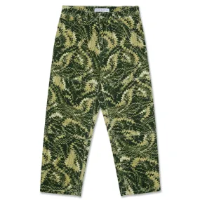 Polar Skate Co. 93! Work Pants Green Camo