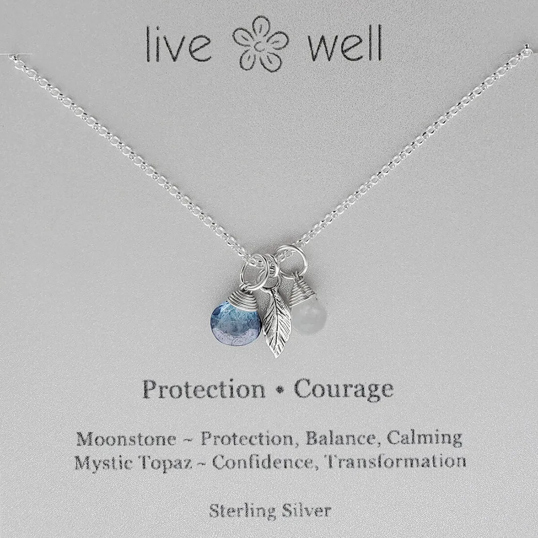 Protection And Courage Necklace By Live Well