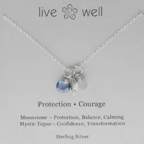 Protection And Courage Necklace By Live Well