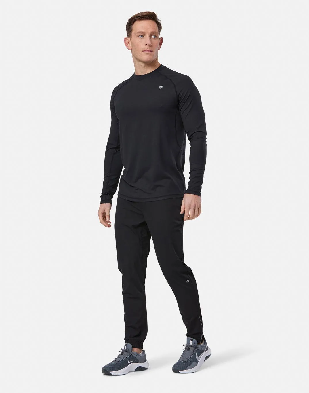 Relentless Long Sleeve Tee in Black