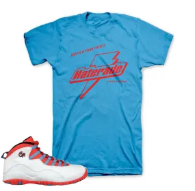 Retro 10 CHI Shirt - Haterade - Blue