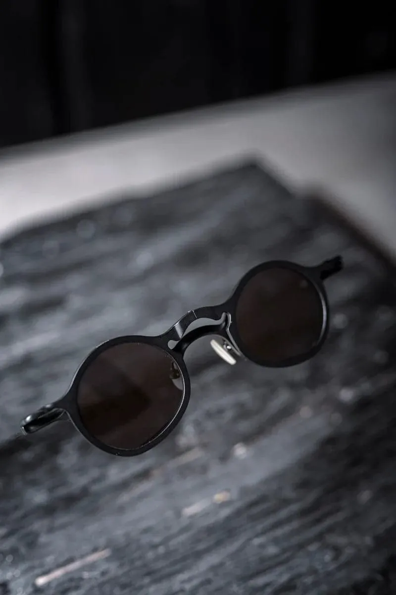 Rigards | RG1924TI | Extravagante Metall Clip On Sonnenbrille in Schwarz