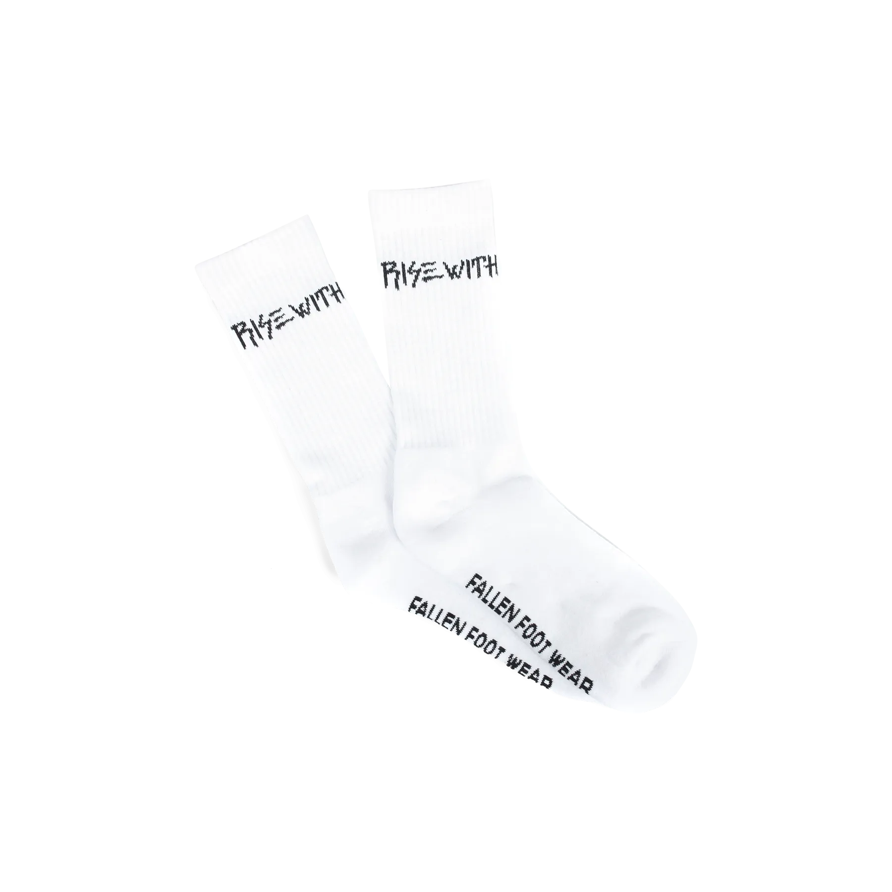 RISE WITH II SOCK WHITE/BLACK