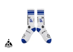 Saint Michael x Born & Raised Socks White